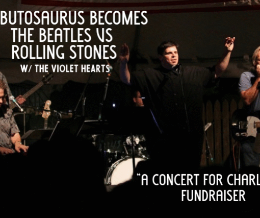 TRIBUTOSAURUS BECOMES THE BEATLES VS STONES A Concert for Charlotte FUNDRAISER w The Violet Hearts
