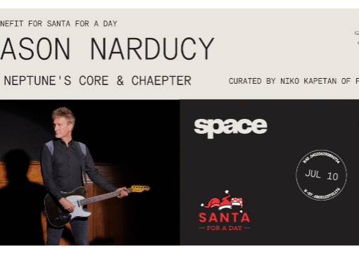 Jason Narducy w. Neptunes Core Chaepter A Benefit for Santa for a Day w support from 93XRT