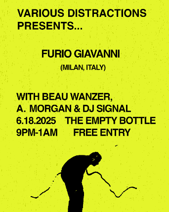 Various Distractions with Furio Giavanni (Italy) / A. Morgan DJ / Signal DJ / Beau Wanzer DJ