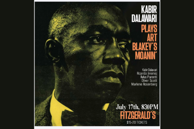 JAZZ ALBUM TRIBUTE: Art Blakey’s MOANIN’ ft. The Kabir Dalawari Quintet