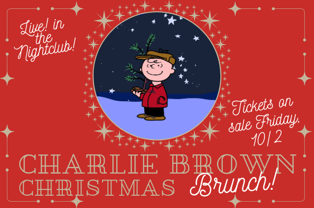 A Charlie Brown Christmas Brunch LIVE w/ CHRIS WHITE TRIO! **Tickets on sale Friday, 10/2 at 10am**