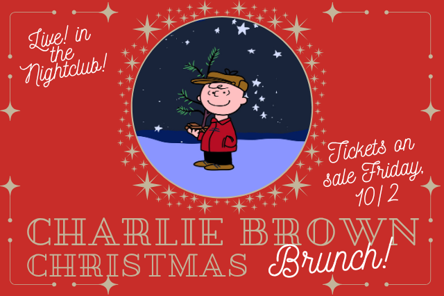 A Charlie Brown Christmas Brunch LIVE w CHRIS WHITE TRIO! **Tickets on sale Friday, 10/2**